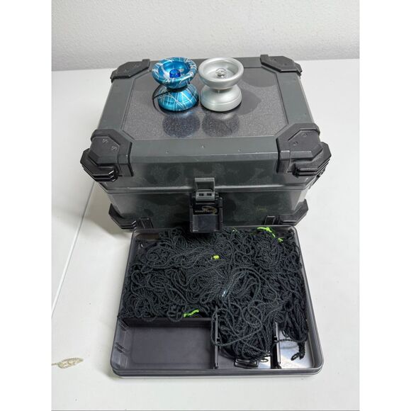 YOYOFACTORY SKILINE SHUTTER BLUE/AQUA SPLASH/ YYF 888 YoYo Set of 2 Case Threads - Picture 10 of 10